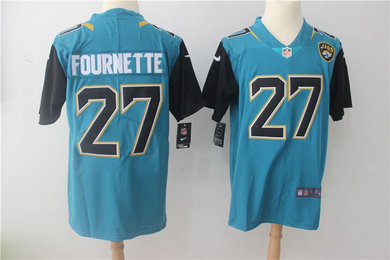 Men Jacksonville Jaguars #27 Fournette Green Nike Vapor Untouchable Limited NFL Jerseys->detroit lions->NFL Jersey